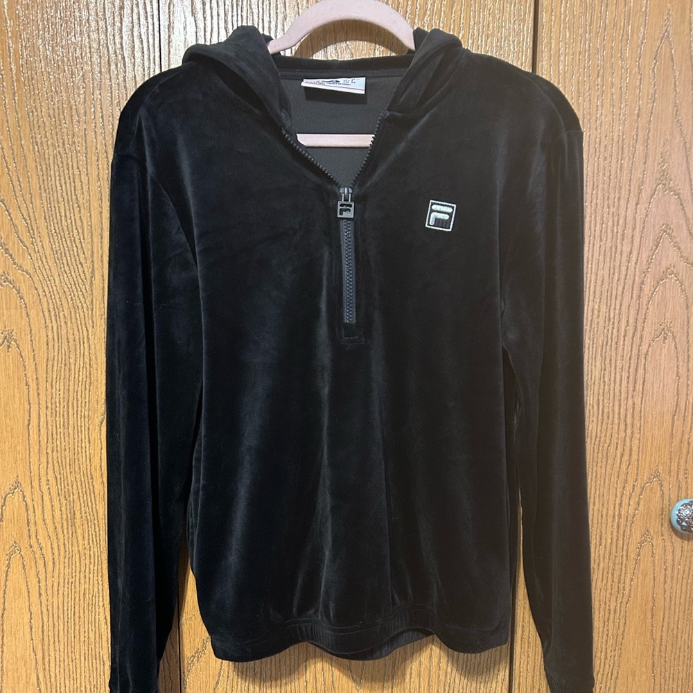 Fila velour zip up jacket